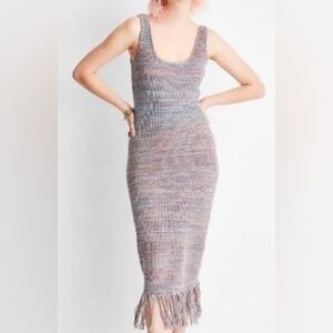 Sleeveless Crochet Fringe Dress from Future
Collective with Alani Noelle.